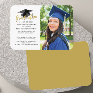 Graduation 2026 Grad Photo Mini Party Invitation