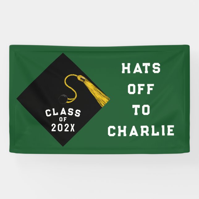 Graduation 2026 Green Banner (Horizontal)