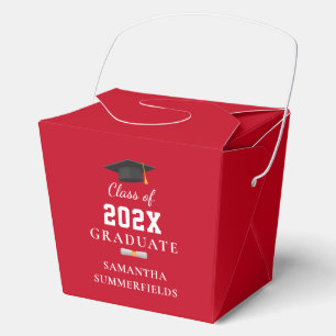 Graduation 2026 High School Grad Custom Favour Box