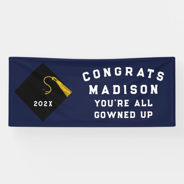 Graduation 2026 Party Banner (Horizontal)