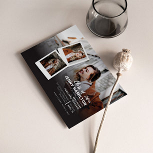 Graduation 2026 Party Photo Script Graduate Invitation