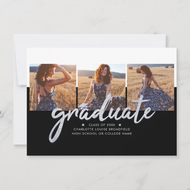 Graduation 2026 Photo Collage Announcement (Front)