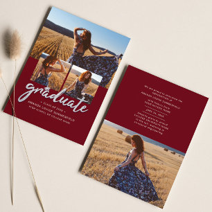 Graduation 2026 Photo Collage Graduate Announcement