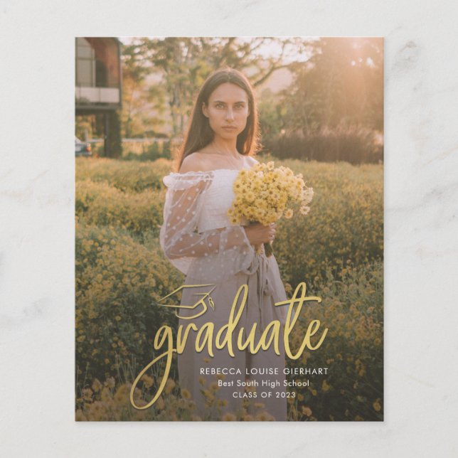 Graduation 2026 Photo Grad Open House Invitation (Front)