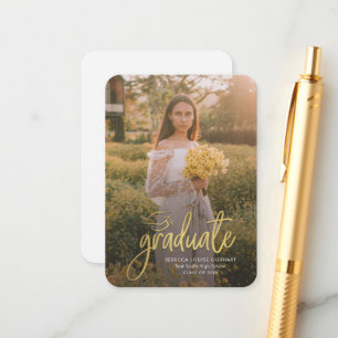 Graduation 2026 Photo Open House Grad Party Enclosure Card