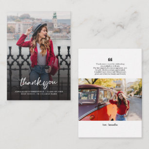 Graduation 2026 Photo Thank You Card