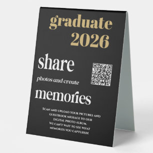 Graduation 2026 QR Code Photo Pictures Guestbook