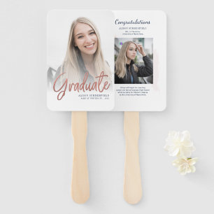 Graduation 2026 Script 2 Graduate Photos Hand Fan