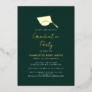 Graduation 2026 Script Graduate Party Gold