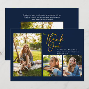 Graduation 2026 Simple Hand-Lettered Thank You Card