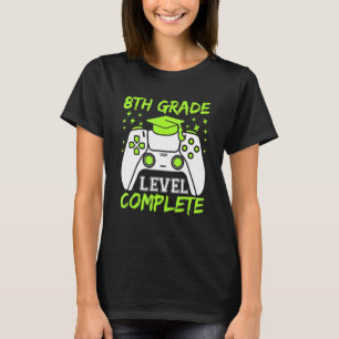 Graduation 8th Grade Level Complete Graduate Boy T-Shirt