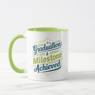 Graduation A Milestone Achieved, green Mug