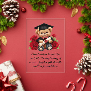 Graduation acrylic invitations
