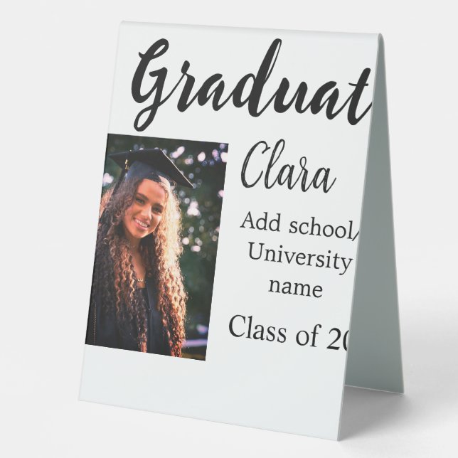 Graduation add name class of 20xx congrats add pho (Front)