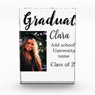 Graduation add name class of 20xx congrats add pho photo block