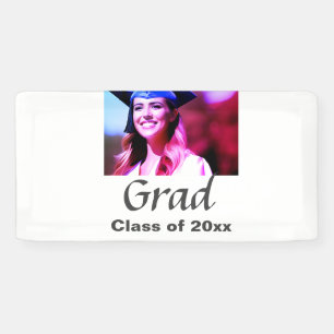 Graduation add name photo class year custom banner