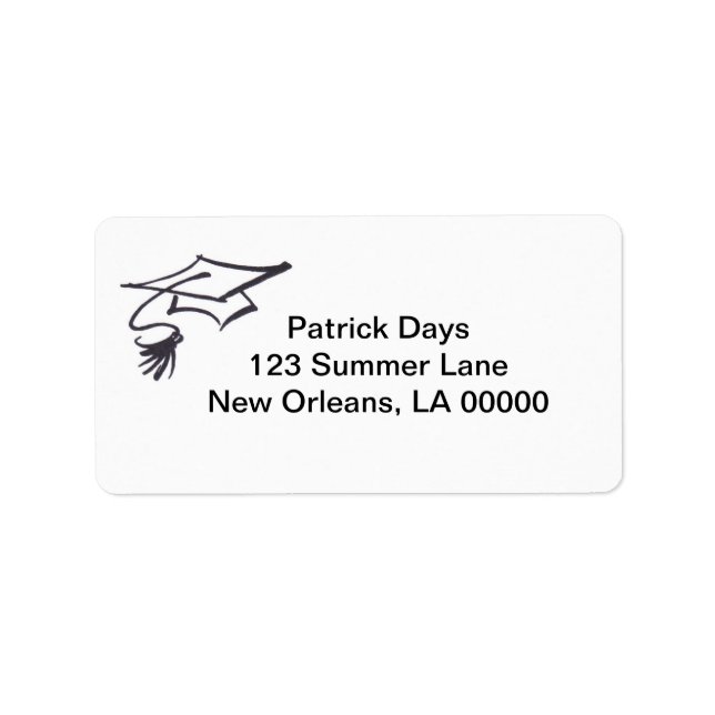 Graduation address labels (Front)