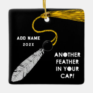 Graduation Advanced Degree Keepsake Gift Ceramic Tree Decoration