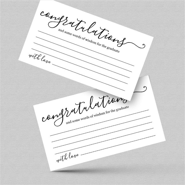 Graduation Advice and Well Wishes Card (Creator Uploaded)