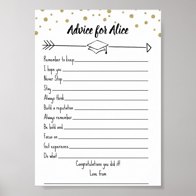 GRADUATion advice note Poster (Front)