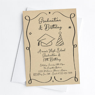 Graduation and Birthday Invitation
