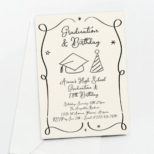 Graduation and Birthday Invitation