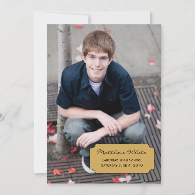 Graduation Announcement (Front)
