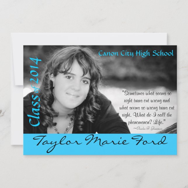 Graduation Announcement (Front)