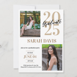 Graduation Announcement 2025, Graduation Invitatio
