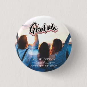 Graduation Announcement Class of 2023 3 Cm Round Badge