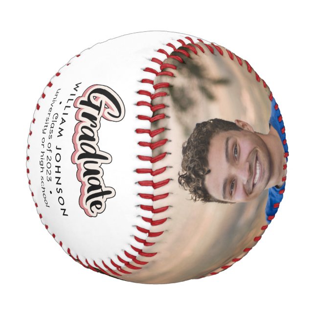 Graduation Announcement Class of 2023 Baseball (Angled)