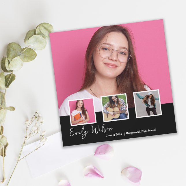 Graduation Announcement | Class of 2026 Grad Photo (Graduation Announcement Card | Class of 2026 Photo Graduation Announcement | Modern Senior Flat Card)