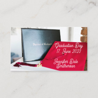Graduation Announcement Enclosure Card - 2 by 3.5