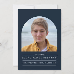 Graduation Announcement Grad Photo Card