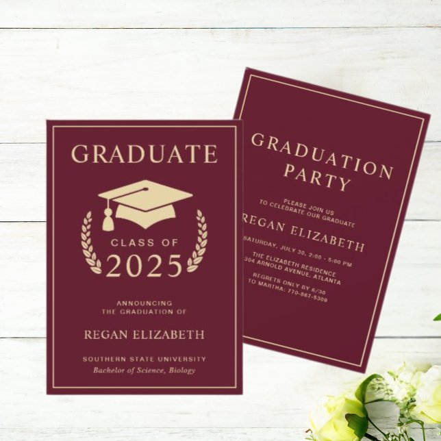 Graduation Announcement Invitation (Creator Uploaded)