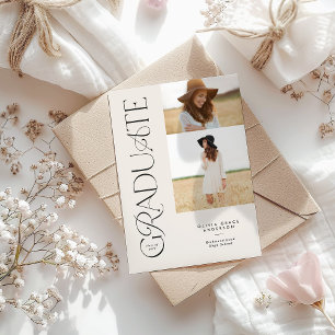 Graduation Announcement Personalised multi Photo