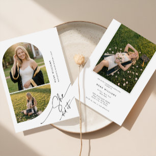 Graduation Arch Photo   Graduation Party Invitation