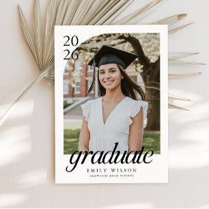 Graduation Arch Photo Graduation Party Invitation