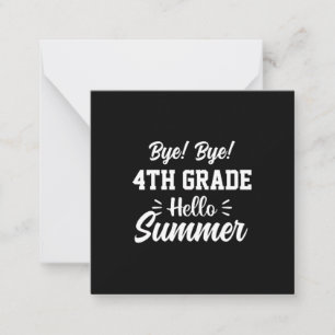 Graduation Art   4th Grade Hello Summer Card