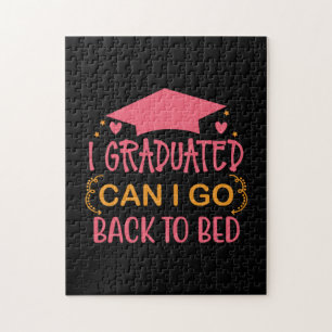 Graduation Art   I Graduated Can I Go Jigsaw Puzzle