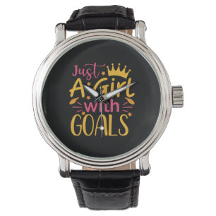 Graduation Art Just A Girl With Goals Watch