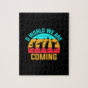 Graduation Art   World We Are Coming Jigsaw Puzzle