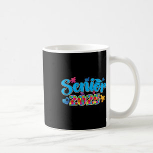 Graduation Autistic Student Senior 2025 Autism Awa Coffee Mug