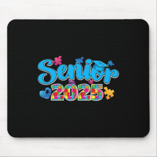 Graduation Autistic Student Senior 2025 Autism Awa Mouse Pad