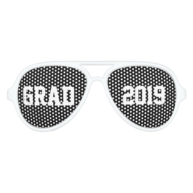 Graduation Aviator Sunglasses (Front)