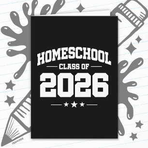 Graduation Back to Home School Class of 2026 Card