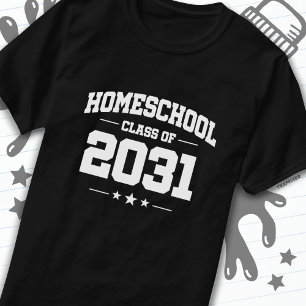 Graduation Back to Home School Class of 2031 T-Shirt