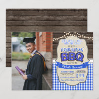 Graduation BBQ Party Invitation - Grill & Chill GP