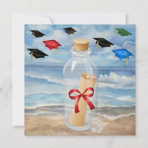 Graduation - "Beach Invitation in a Bottle" - SRF