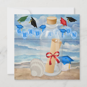 Graduation - "Beach Invitation in a Bottle" - SRF